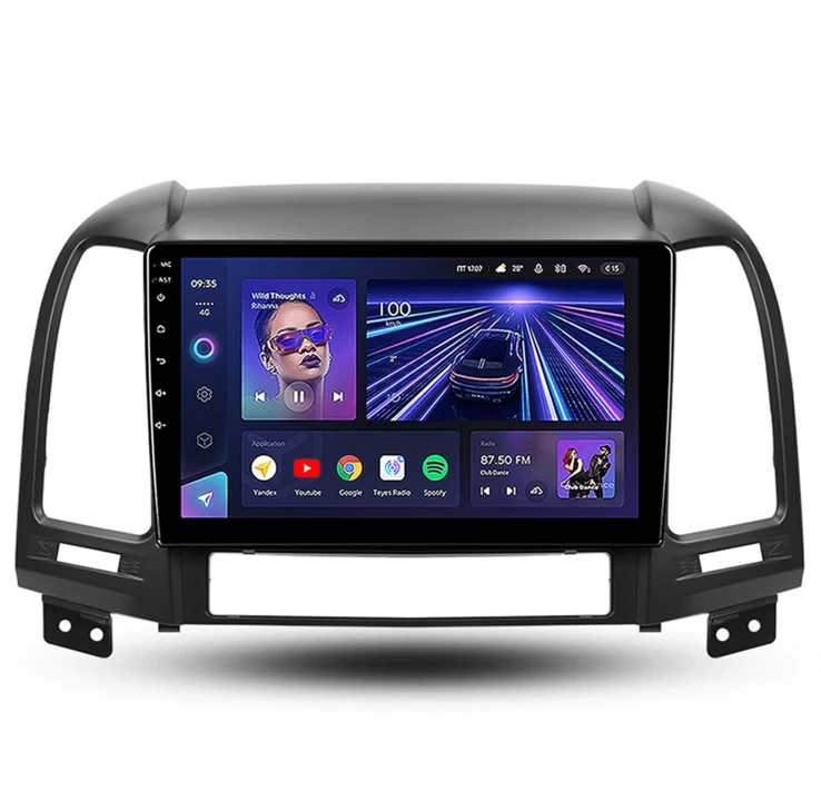 Navigatie Auto Teyes CC3 360 Hyundai Santa Fe 2 2007-2012 6+128GB 9" QLED Octa-core 1.8Ghz Android 4G Bluetooth 5.1 DSP [1]
