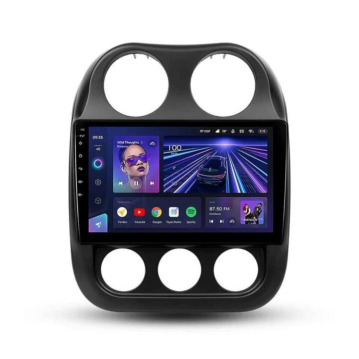 Navigatie Auto Teyes CC3 360° Jeep Compass 1 2009-2015 6+128GB 10.2" QLED Octa-core 1.8Ghz, Android 4G Bluetooth 5.1 DSP [1]