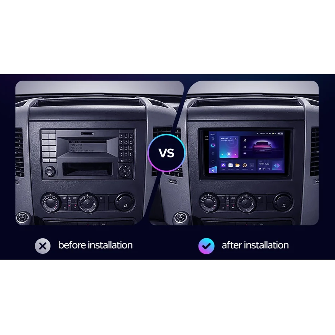 Navigatie Auto Teyes CC3 360° Mercedes-Benz Sprinter 2006-2018 6+128GB 9" QLED Octa-core 1.8Ghz, Android 4G Bluetooth 5.1 DSP [3]