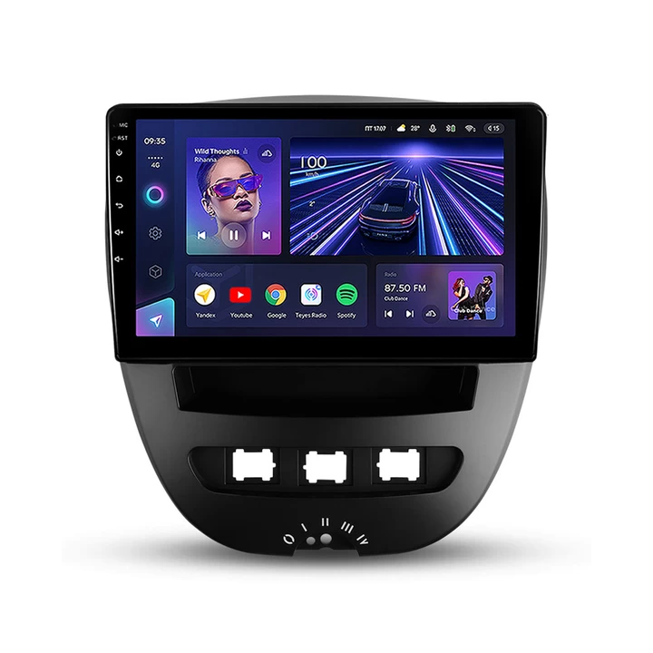 Navigatie Auto Teyes CC3 360° Peugeot 107 2005-2014 6+128GB 10.2" QLED Octa-core 1.8Ghz, Android 4G Bluetooth 5.1 DSP [1]