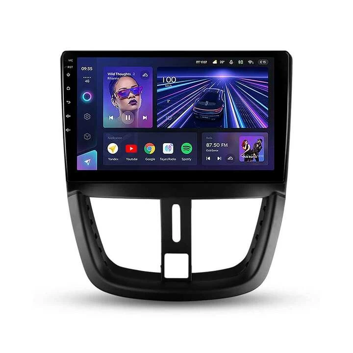 Navigatie Auto Teyes CC3 360° Peugeot 207 2006-2015 6+128GB 9" QLED Octa-core 1.8Ghz, Android 4G Bluetooth 5.1 DSP [1]