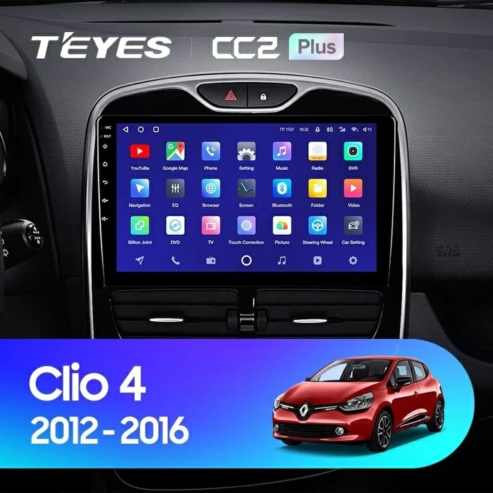 Navigatie Auto Teyes CC3 360° Renault Clio 4 2012-2015 6+128GB 10.2" QLED Octa-core 1.8Ghz, Android 4G Bluetooth 5.1 DSP [2]