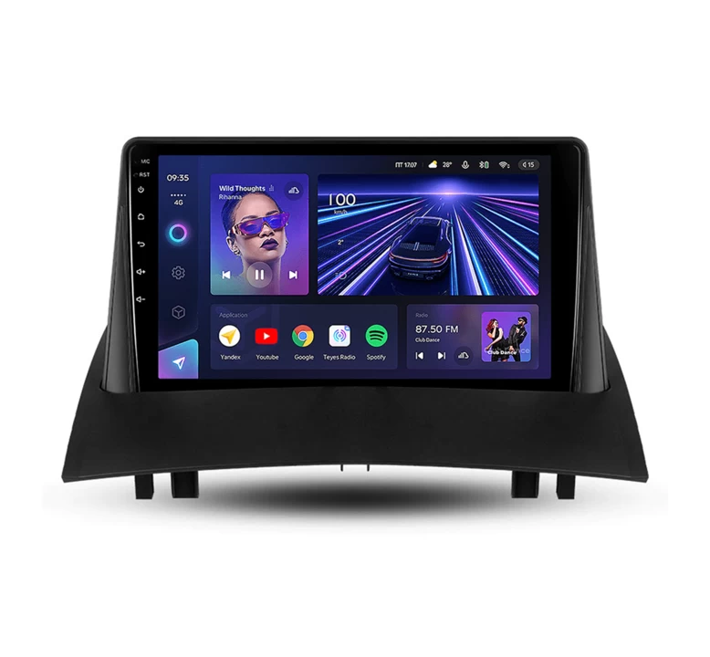 Navigatie Auto Teyes CC3 360° Renault Megane 3 2008-2014 6+128GB 9" QLED Octa-core 1.8Ghz, Android 4G Bluetooth 5.1 DSP [1]