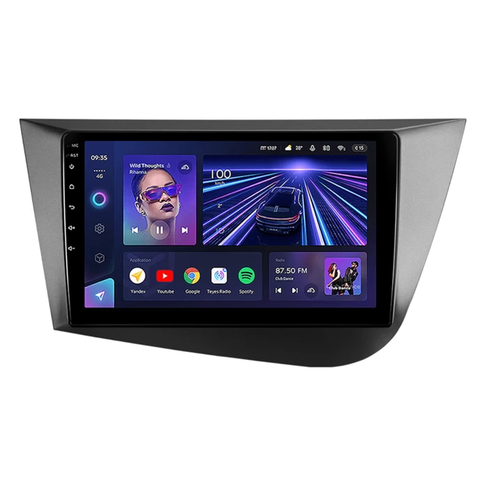Navigatie Auto Teyes CC3 360° Seat Leon 2 2005-2012 6+128GB 9" QLED Octa-core 1.8Ghz, Android 4G Bluetooth 5.1 DSP [1]