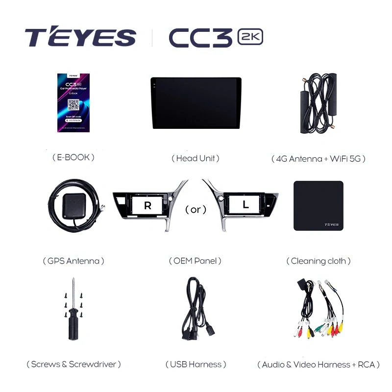 Navigatie Auto Teyes CC3 360° Toyota Auris E210 2019-2023 6+128GB 10.2" QLED Octa-core 1.8Ghz, Android 4G Bluetooth 5.1 DSP [8]