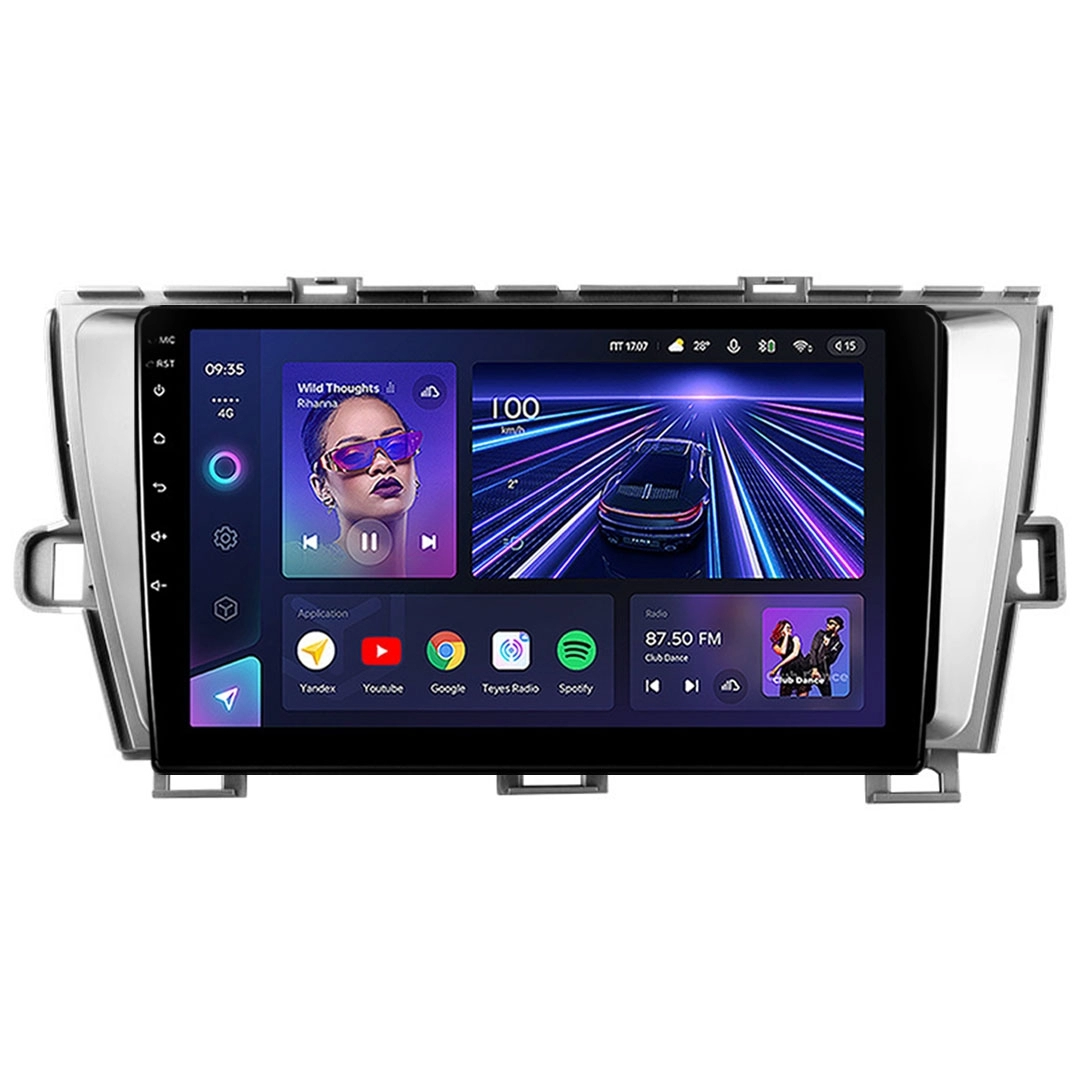 Navigatie Auto Teyes CC3 360° Toyota Prius XW30 2009-2015 6+128GB 9" QLED Octa-core 1.8Ghz, Android 4G Bluetooth 5.1 DSP [1]