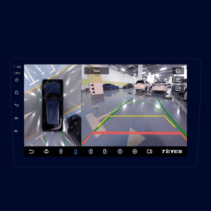 Navigatie Auto Teyes CC3 360° Volkswagen Golf 5 2005-2010 6+128GB 10.2" QLED Octa-core 1.8Ghz, Android 4G Bluetooth 5.1 DSP [4]