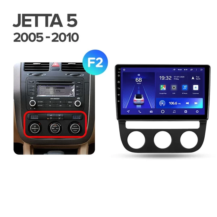 Navigatie Auto Teyes CC3 360° Volkswagen Jetta 5 2005-2010 6+128GB 10.2" QLED Octa-core 1.8Ghz, Android 4G Bluetooth 5.1 DSP [9]