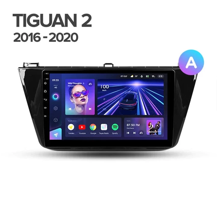 Navigatie Auto Teyes CC3 360 Volkswagen Tiguan 2 2016-2023 6+128GB 10.2" QLED Octa-core 1.8Ghz Android 4G Bluetooth 5.1 DSP [8]