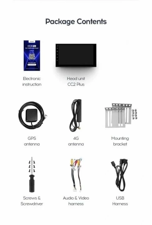 Navigatie auto Teyes CC3 7" 4+32 QLED Octa-core 1.8Ghz Android 4G Bluetooth 5.1 DSP [2]