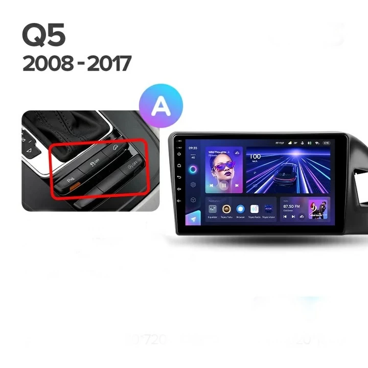 Navigatie Auto Teyes CC3 Audi Q5 8R 2008-2017 4+32GB 9" QLED Octa-core 1.8Ghz Android 4G Bluetooth 5.1 DSP [8]