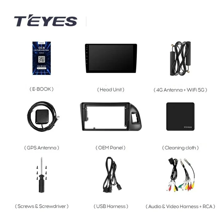 Navigatie Auto Teyes CC3 Audi Q5 8R 2008-2017 4+32GB 9" QLED Octa-core 1.8Ghz Android 4G Bluetooth 5.1 DSP [10]