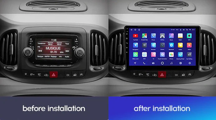 Navigatie Auto Teyes CC3 Fiat 500 L 2012-2018 4+32GB 10.2" QLED Octa-core 1.8Ghz, Android 4G Bluetooth 5.1 DSP [3]