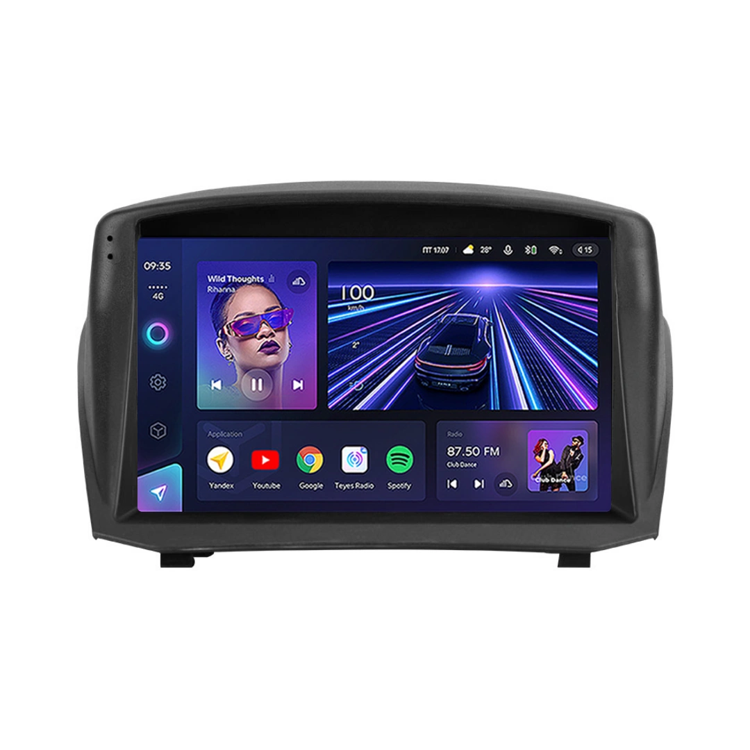 Navigatie Auto Teyes CC3 Ford Fiesta 6 2008-2019 4+32GB 9" QLED Octa-core 1.8Ghz, Android 4G Bluetooth 5.1 DSP [1]