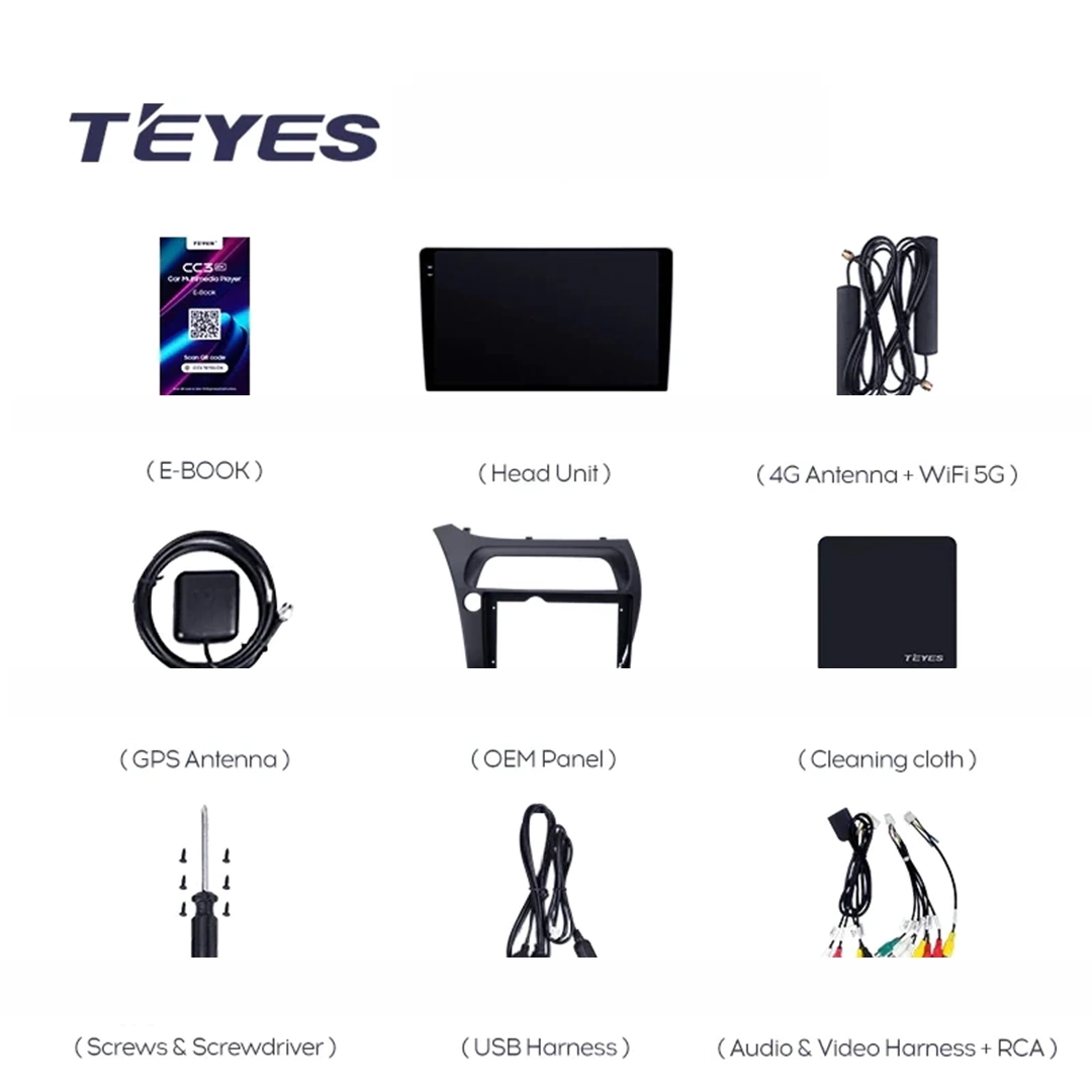 Navigatie Auto Teyes CC3 Honda Civic 8 2005-2012 4+32GB 9" QLED Octa-core 1.8Ghz, Android 4G Bluetooth 5.1 DSP [8]