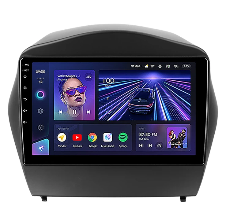 Navigatie Auto Teyes CC3 Hyundai Tucson 2 2009-2015 4+32GB 9" QLED Octa-core 1.8Ghz Android 4G Bluetooth 5.1 DSP [1]