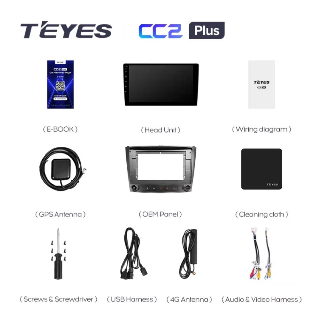 Navigatie Auto Teyes CC3 Lexus IS 2005-2013 4+32GB 10.2" QLED Octa-core 1.8Ghz, Android 4G Bluetooth 5.1 DSP [8]