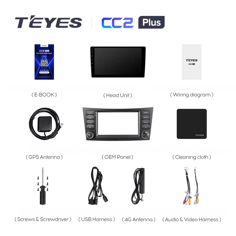 Navigatie Auto Teyes CC3 Mercedes-Benz CLS Class C219 2004-2010 4+32GB 7" QLED Octa-core 1.8Ghz, Android 4G Bluetooth 5.1 DSP [7]