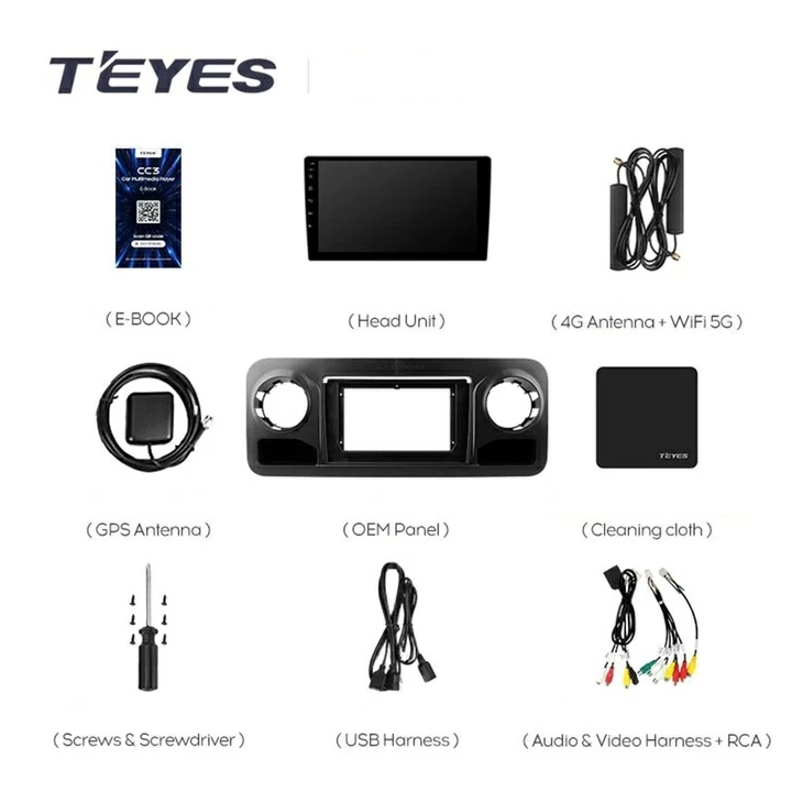 Navigatie Auto Teyes CC3 Mercedes-Benz Sprinter 2019-2023 4+32GB 10.2" QLED Octa-core 1.8Ghz Android 4G Bluetooth 5.1 DSP [6]