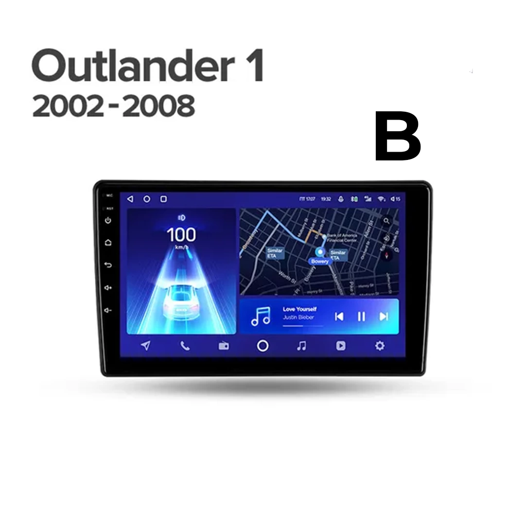 Navigatie Auto Teyes CC3 Mitsubishi Outlander 1 2003-2006 4+32GB 9" QLED Octa-core 1.8Ghz Android 4G Bluetooth 5.1 DSP [9]