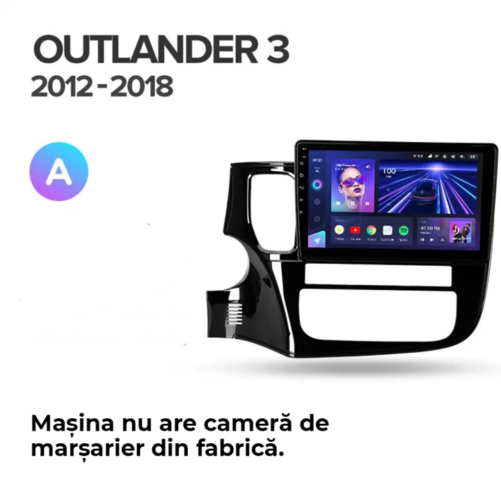 Navigatie Auto Teyes CC3 Mitsubishi Outlander 3 2012-2018 4+32GB 10.2" QLED Octa-core 1.8Ghz Android 4G Bluetooth 5.1 DSP [9]