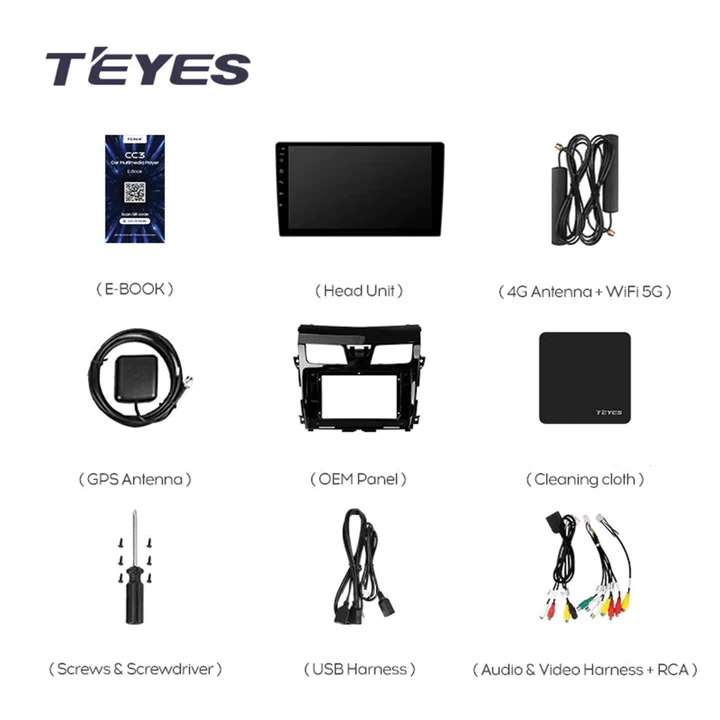 Navigatie Auto Teyes CC3 Nissan Teana 3 2013-2015 4+32GB 10.2" QLED Octa-core 1.8Ghz Android 4G Bluetooth 5.1 DSP [8]
