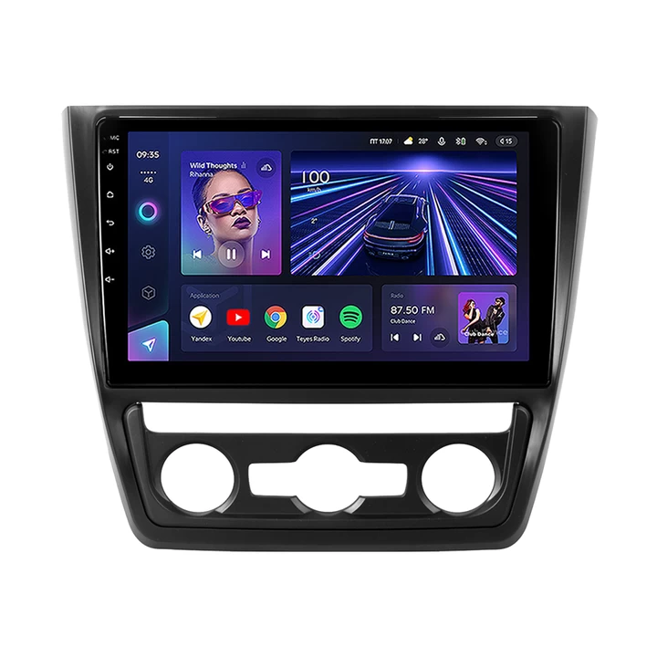 Navigatie Auto Teyes CC3 Skoda Yeti 2014-2017 4+32GB 10.2" QLED Octa-core 1.8Ghz Android 4G Bluetooth 5.1 DSP [1]