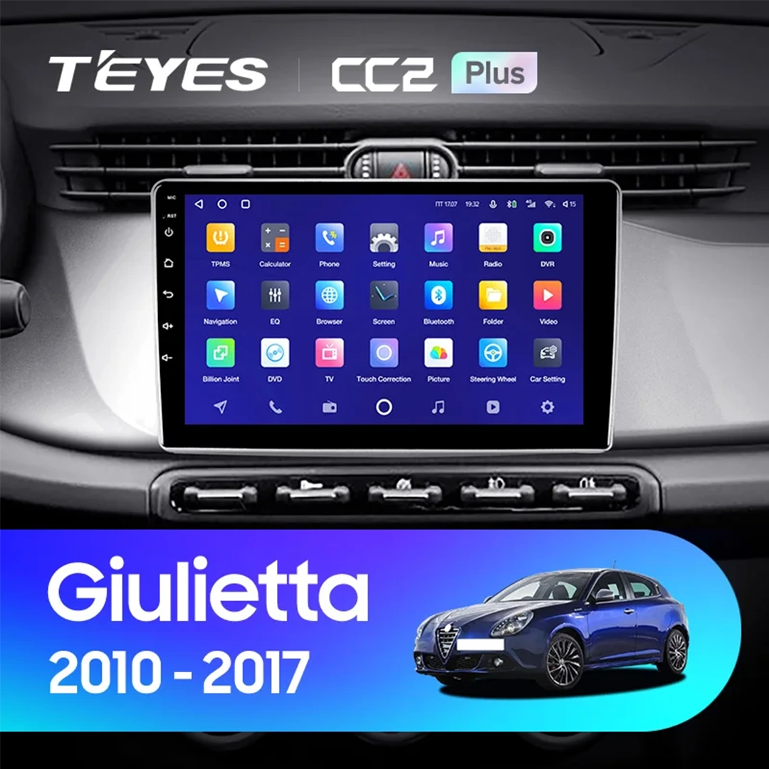 Navigatie Auto Teyes CC3 Split Alfa Romeo Giulietta 2011–2020 4+32GB 9" QLED Octa-core 1.8Ghz, Android 4G Bluetooth 5.1 DSP [2]