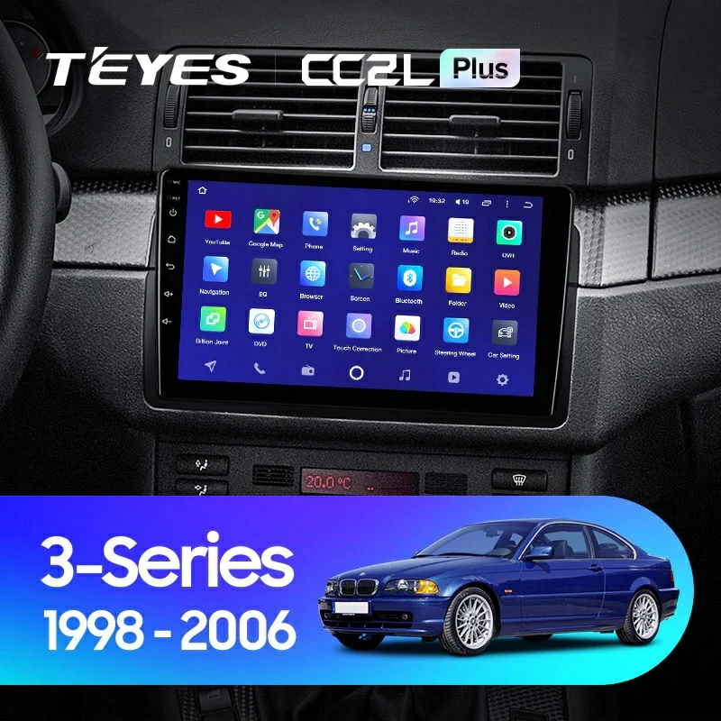 Navigatie Auto Teyes CC3 Split BMW Seria 3 E46 1997-2006 4+32GB 9" QLED Octa-core 1.8Ghz, Android 4G Bluetooth 5.1 DSP [2]