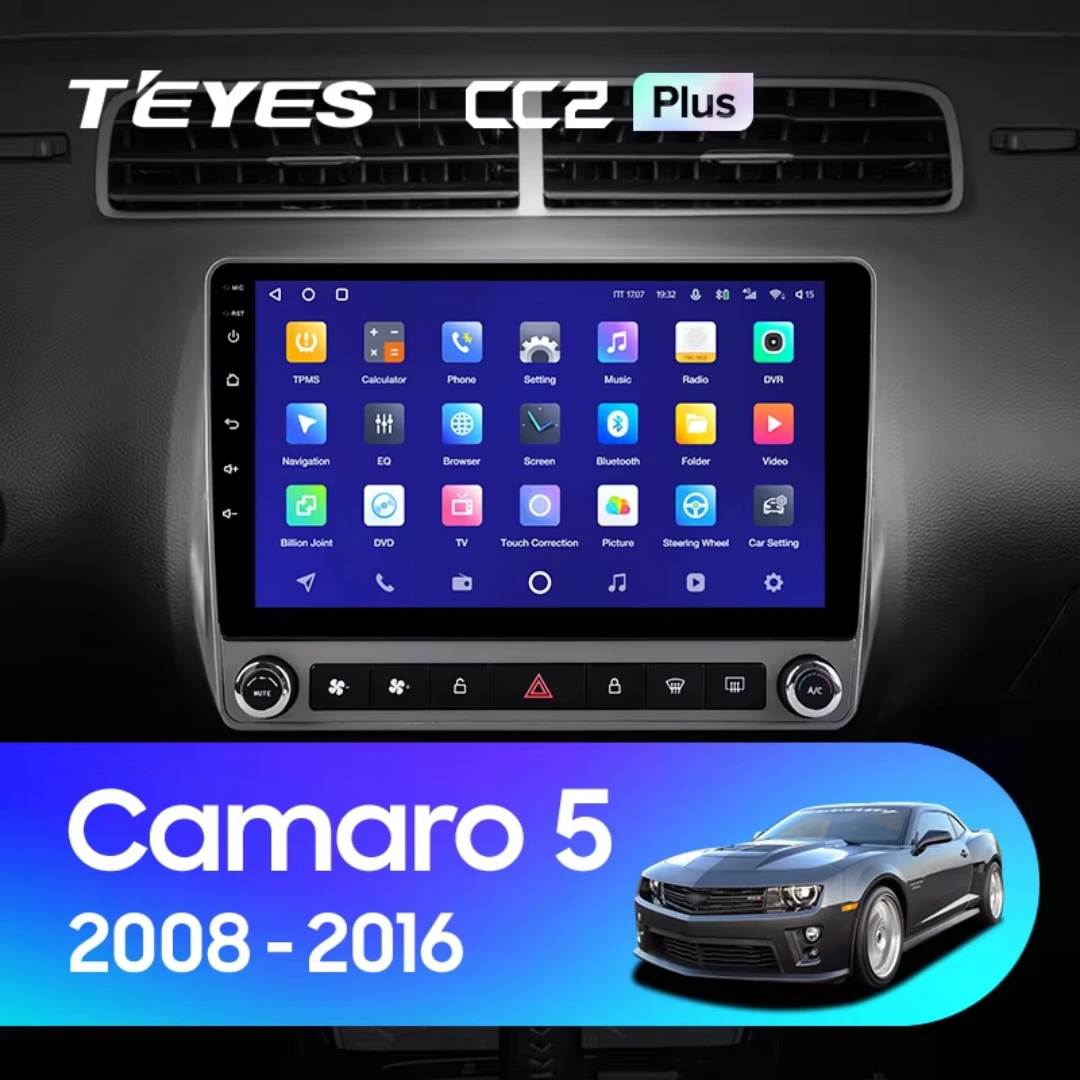 Navigatie Auto Teyes CC3 Split Chevrolet Camaro 2010-2015 4+32GB 9" QLED Octa-core 1.8Ghz, Android 4G Bluetooth 5.1 DSP [2]