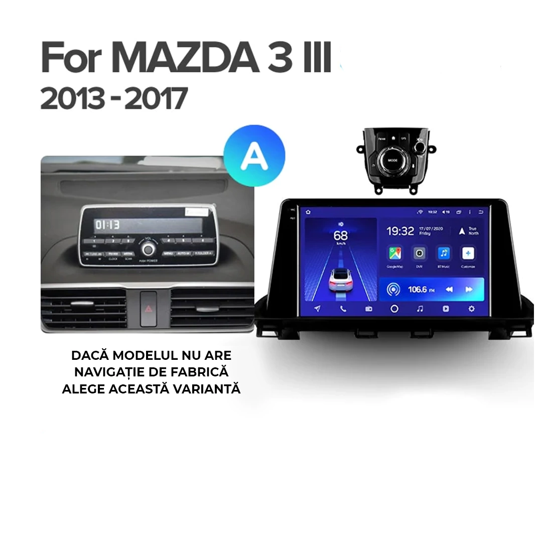 Navigatie Auto Teyes CC3 Split Mazda 3 Axela 2013-2017 4+64GB 9" QLED Octa-core 1.8Ghz, Android 4G Bluetooth 5.1 DSP [7]