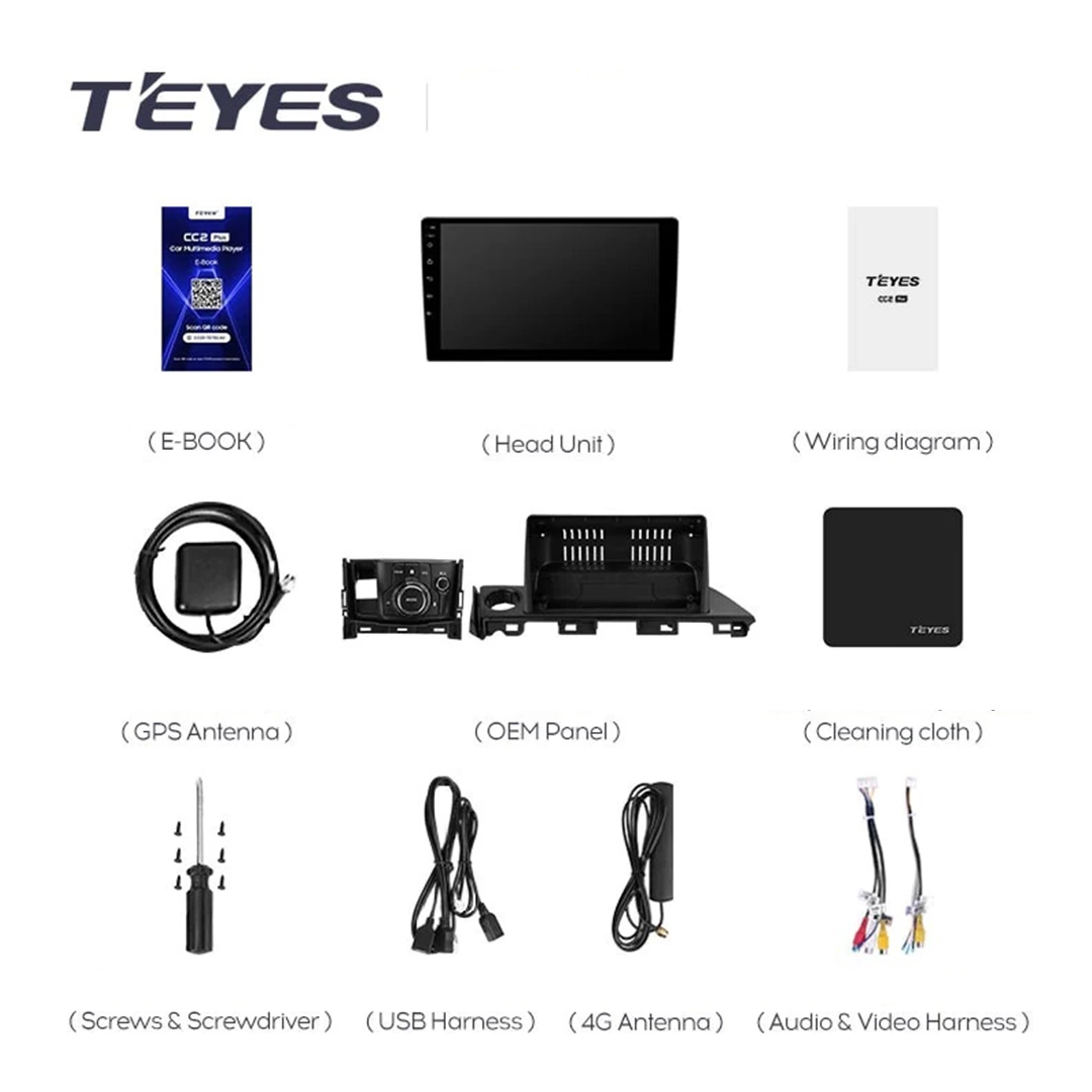 Navigatie Auto Teyes CC3 Split Mazda 6 2015-2018 4+64GB 9" QLED Octa-core 1.8Ghz, Android 4G Bluetooth 5.1 DSP [9]