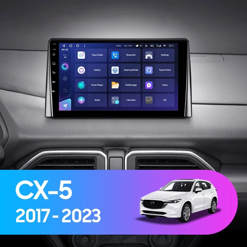 Navigatie Auto Teyes CC3 Split Mazda CX-5 2017-2023 4+32GB 9" QLED Octa-core 1.8Ghz, Android 4G Bluetooth 5.1 DSP [2]