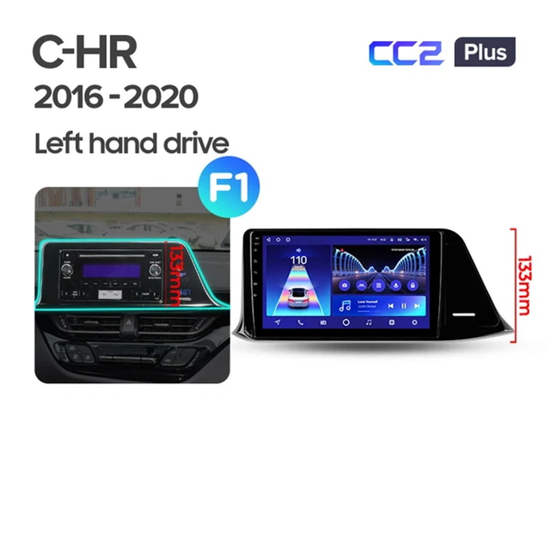 Navigatie Auto Teyes CC3 Toyota C-HR 2016-2023 4+32GB 9" QLED Octa-core 1.8Ghz, Android 4G Bluetooth 5.1 DSP [7]