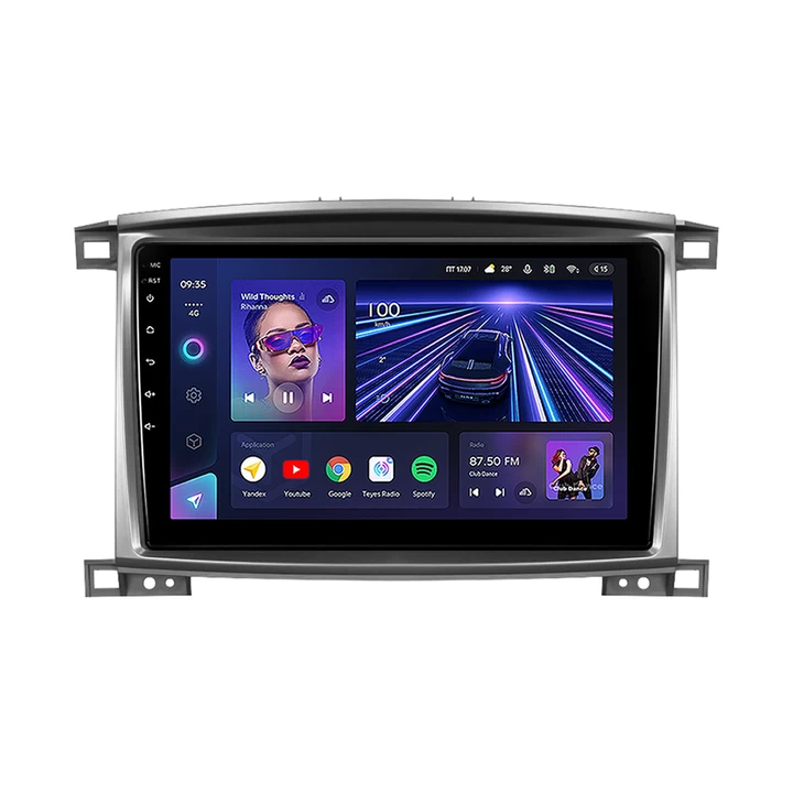 Navigatie Auto Teyes CC3 Toyota Land Cruiser LC J100 2002-2007 4+32GB 10.2" QLED Octa-core 1.8Ghz Android 4G Bluetooth 5.1 DSP [1]