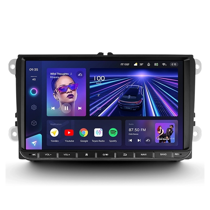 Navigatie auto Teyes CC3 Universala Skoda 4+32 QLED 9" Octa-core 1.8Ghz Android 4G Bluetooth DSP [1]