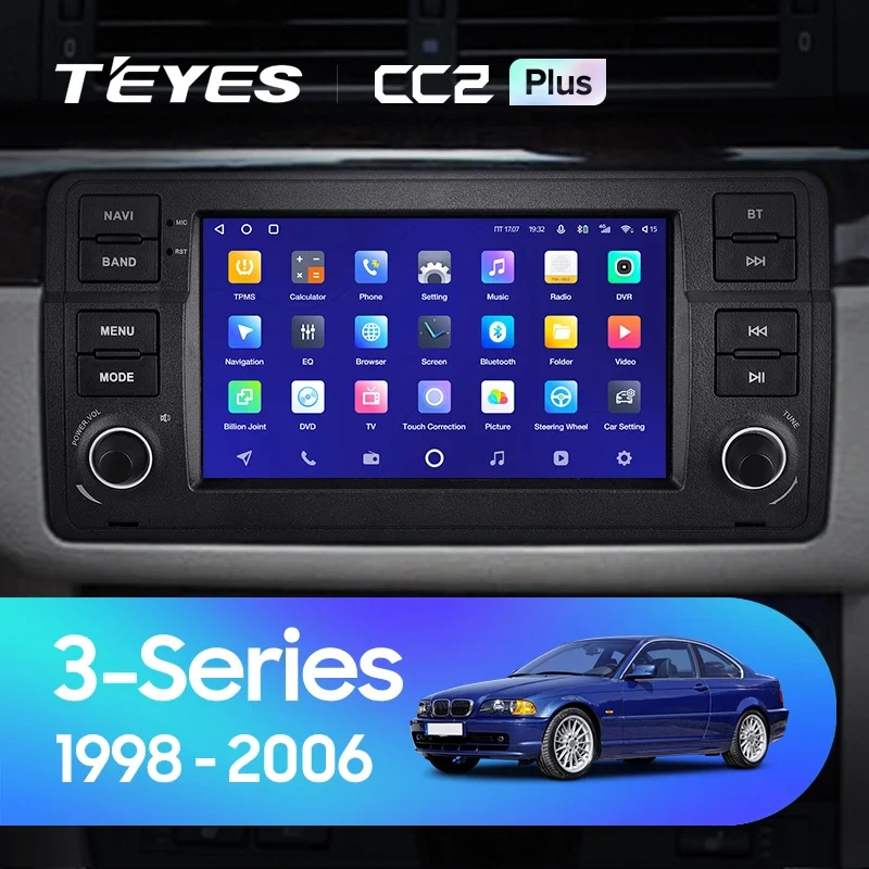 Navigatie Auto Teyes CC3L BMW Seria 3 E46 1997-2006 4+32GB 7" IPS Octa-core 1.6Ghz, Android 4G Bluetooth 5.1 DSP [2]