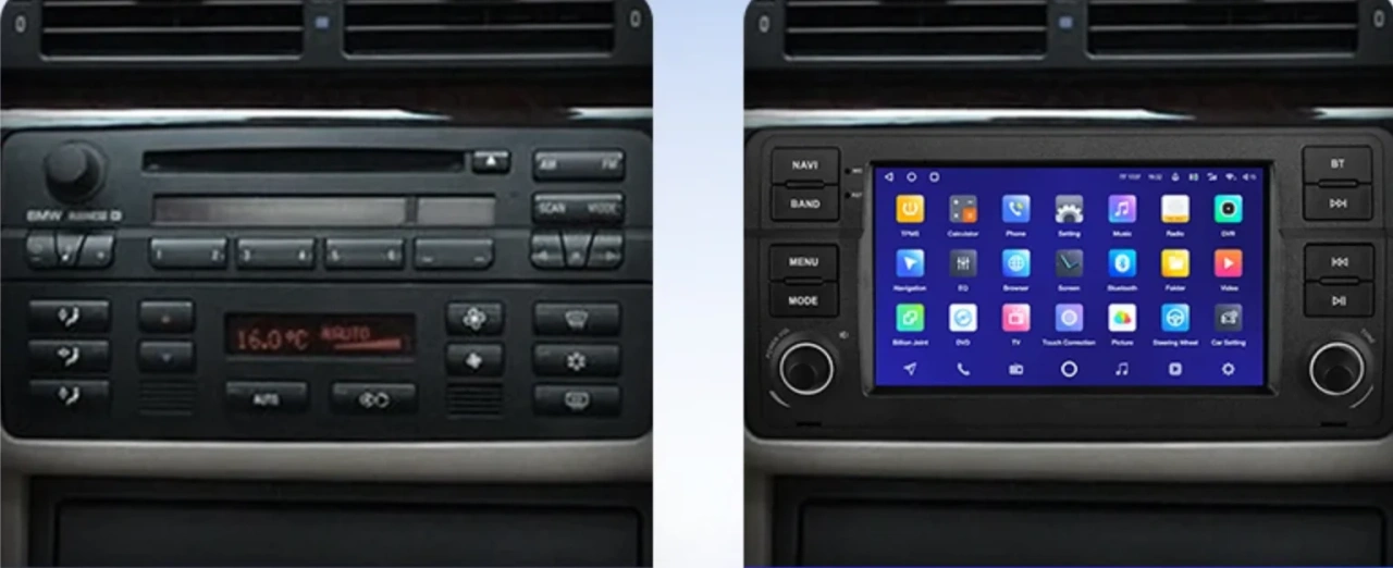 Navigatie Auto Teyes CC3L BMW Seria 3 E46 1997-2006 4+32GB 7" IPS Octa-core 1.6Ghz, Android 4G Bluetooth 5.1 DSP [3]