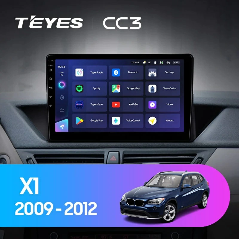 Navigatie Auto Teyes CC3L BMW X1 E84 2010-2015 4+32GB 10.2" IPS Octa-core 1.6Ghz Android 4G Bluetooth 5.1 DSP [2]