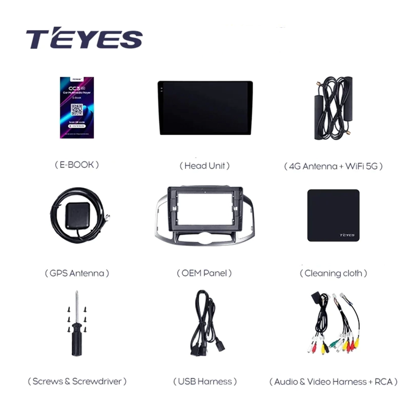 Navigatie Auto Teyes CC3L Chevrolet Captiva 2011-2016 4+32GB 10.2" IPS Octa-core 1.6Ghz, Android 4G Bluetooth 5.1 DSP [7]