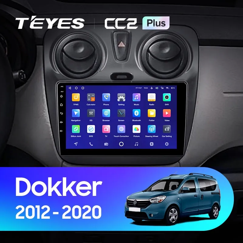 Navigatie Auto Teyes CC3L Dacia Dokker 2012-2020 4+64GB 9" IPS Octa-core 1.6Ghz, Android 4G Bluetooth 5.1 DSP [2]
