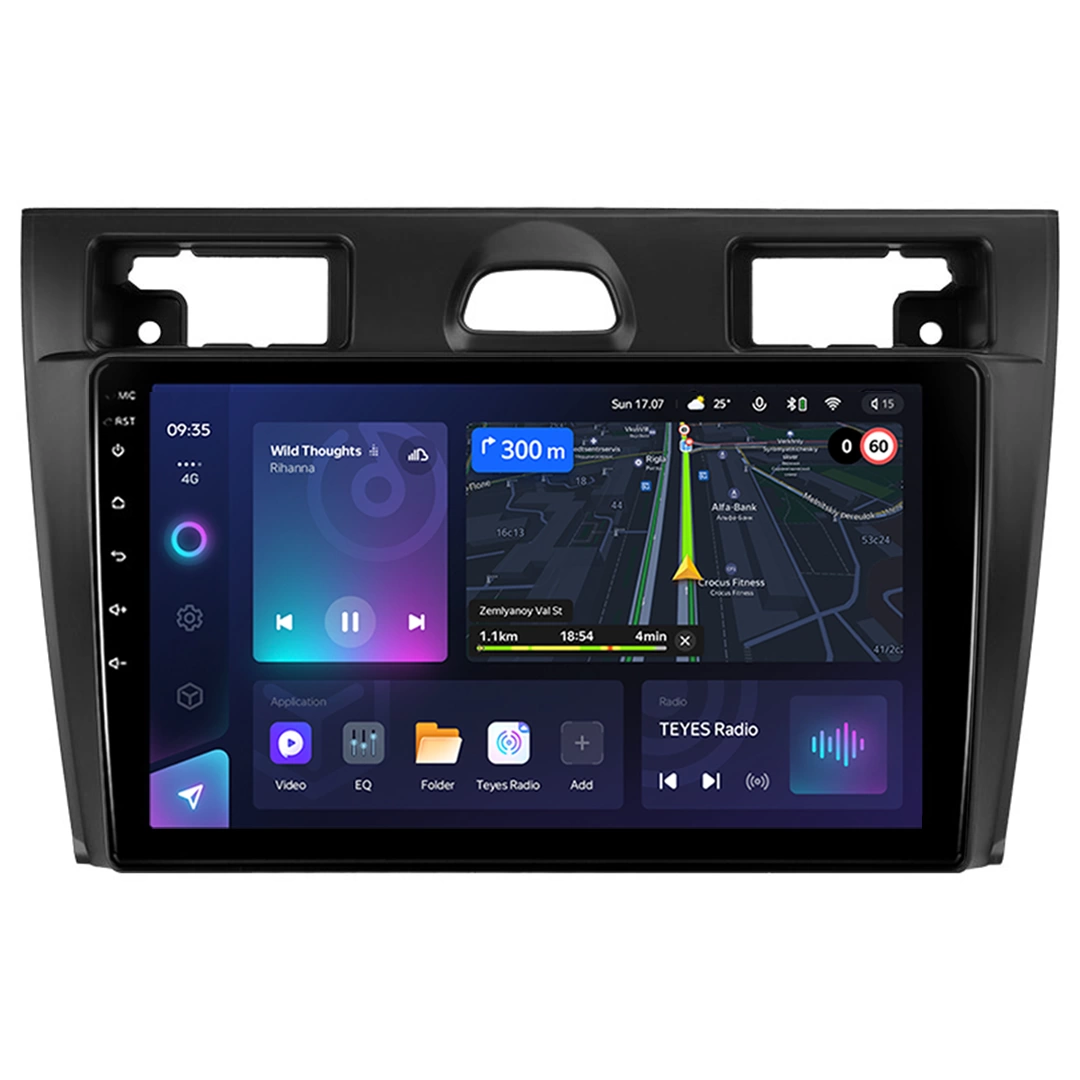 Navigatie Auto Teyes CC3L Ford Fiesta 5 2002-2008 4+32GB 9" IPS Octa-core 1.6Ghz, Android 4G Bluetooth 5.1 DSP [1]