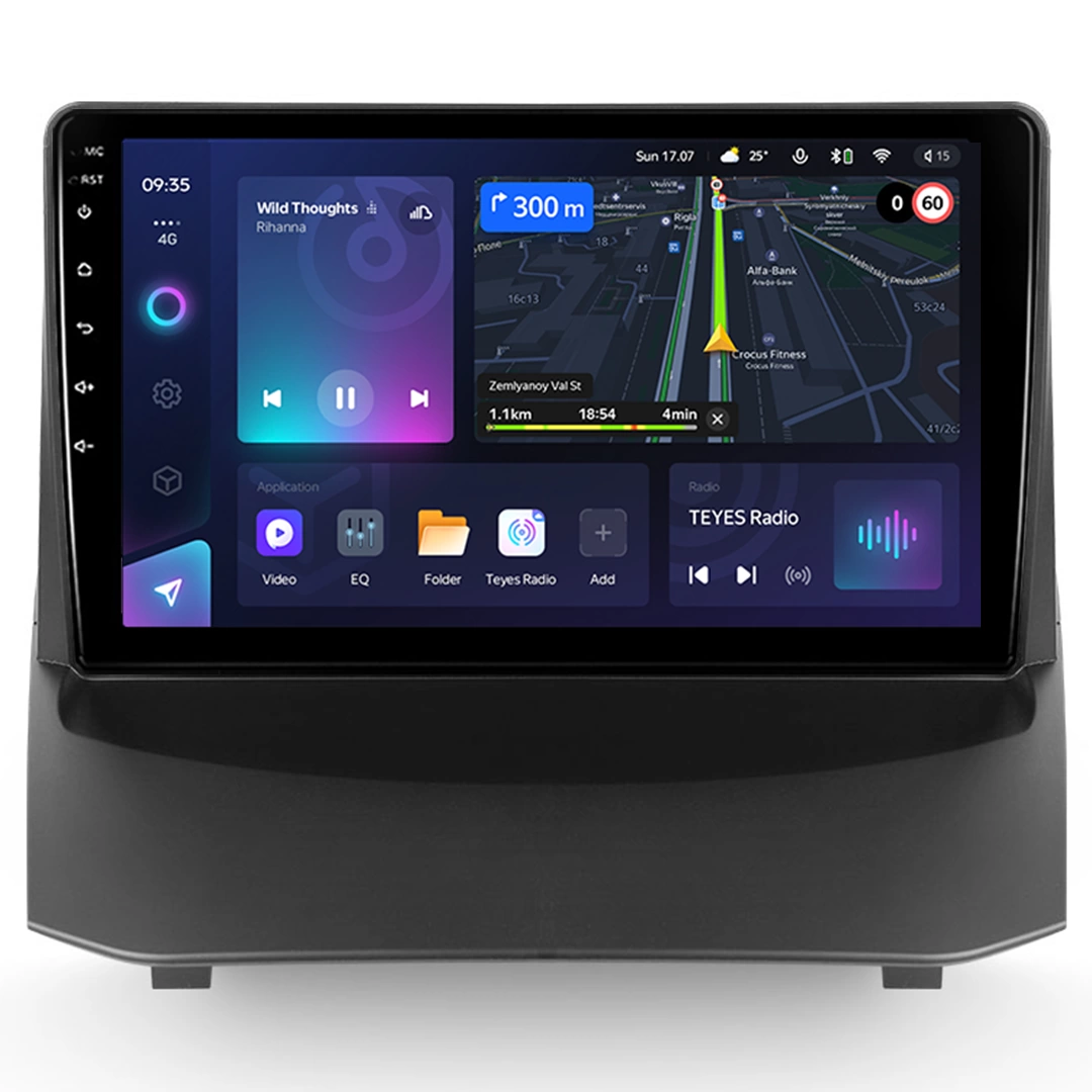 Navigatie Auto Teyes CC3L Ford Fiesta 6 2008-2019 4+32GB 9" IPS Octa-core 1.6Ghz Android 4G Bluetooth 5.1 DSP [1]