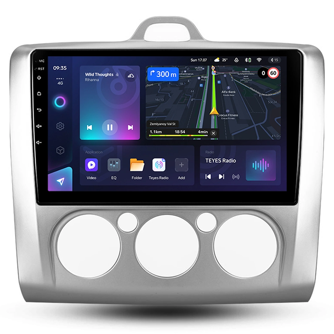 Navigatie Auto Teyes CC3L Ford Focus 2 2005-2010 4+64GB 9" IPS Octa-core 1.6Ghz, Android 4G Bluetooth 5.1 DSP [1]