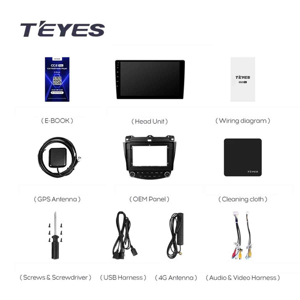 Navigatie Auto Teyes CC3L Honda Accord 7 2002-2008 4+64GB 10.2" IPS Octa-core 1.6Ghz, Android 4G Bluetooth 5.1 DSP [7]