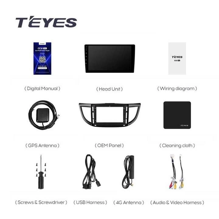 Navigatie Auto Teyes CC3L Honda CR-V 4 2011-2015 4+64GB 9" IPS Octa-core 1.6Ghz, Android 4G Bluetooth 5.1 DSP [10]