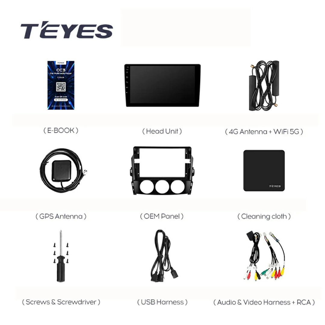 Navigatie Auto Teyes CC3L Mazda MX-5 III NC 2008-2015 4+64GB 9" IPS Octa-core 1.6Ghz, Android 4G Bluetooth 5.1 DSP [7]