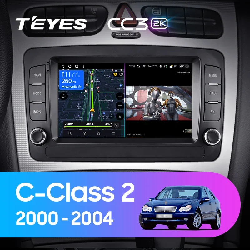 Navigatie Auto Teyes CC3L Mercedes-Benz CL C216 2006-2014 4+32GB 7" IPS Octa-core 1.6Ghz, Android 4G Bluetooth 5.1 DSP [2]