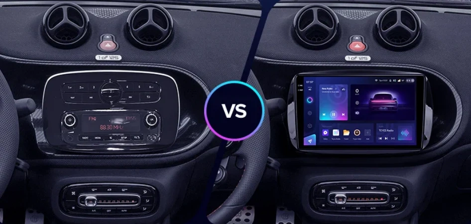 Navigatie Auto Teyes CC3L Mercedes-Benz Fortwo 2014-2023 4+64GB 9" IPS Octa-core 1.6Ghz, Android 4G Bluetooth 5.1 DSP [3]