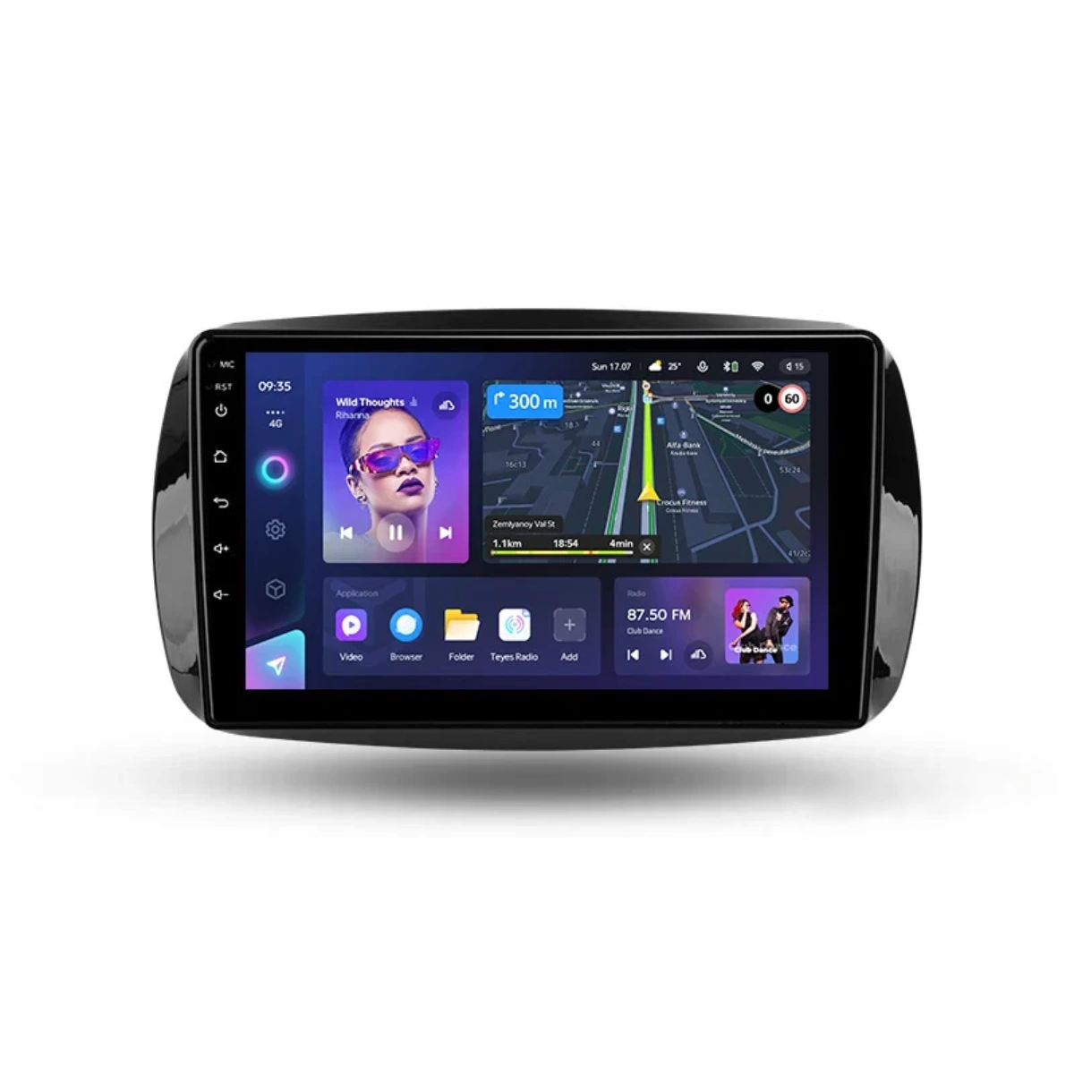 Navigatie Auto Teyes CC3L Mercedes-Benz Fortwo 2014-2023 4+64GB 9" IPS Octa-core 1.6Ghz, Android 4G Bluetooth 5.1 DSP [1]